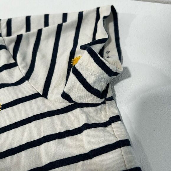 Madewell Embroidered Sun Setlist Boxy Top Striped Women’s Cropped crop shirt siz - Picture 4 of 9